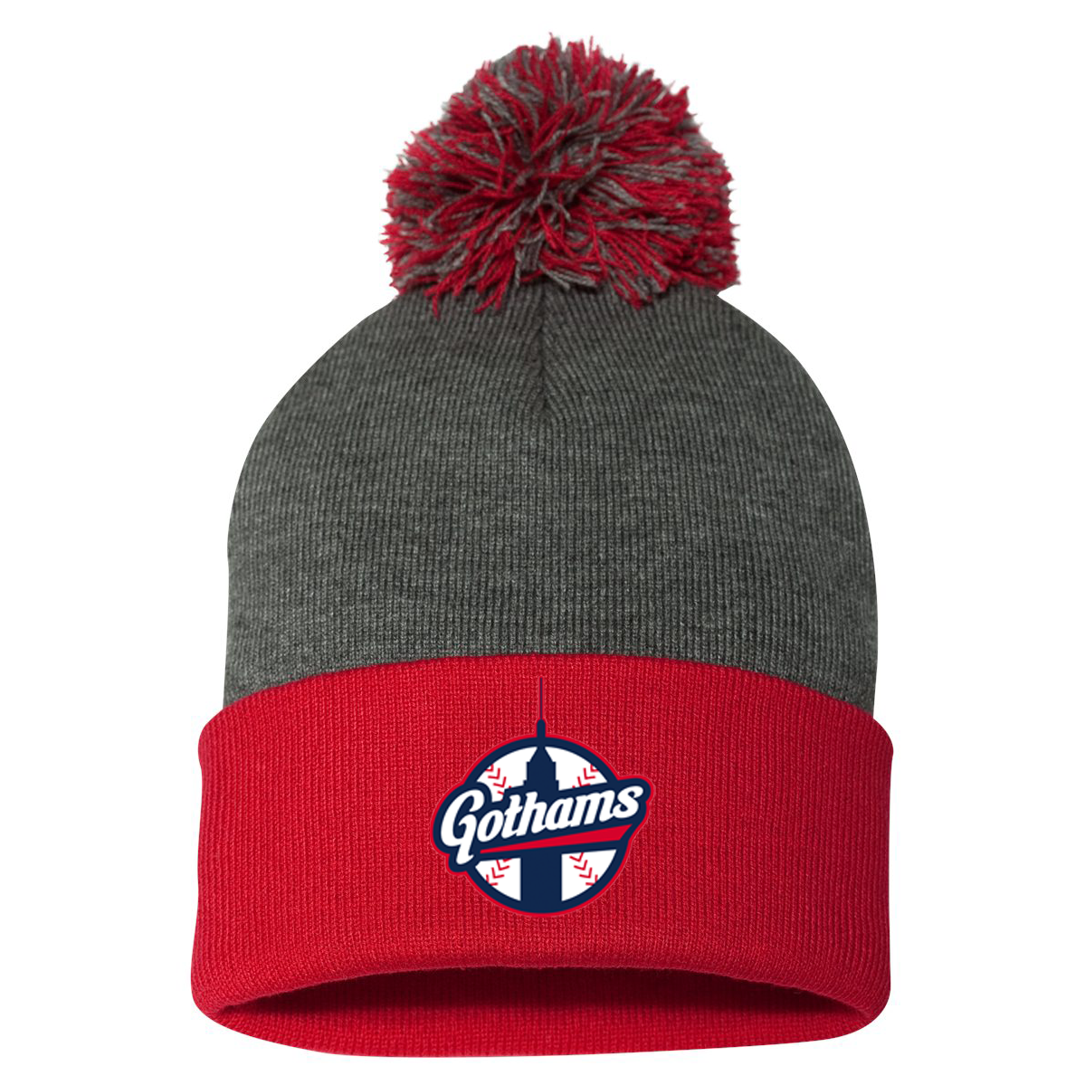 NY Gothams Baseball Sportsman Pom-Pom Beanie