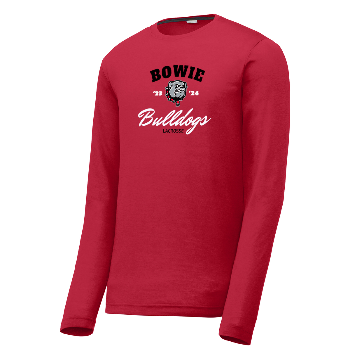 Bowie Boys Lacrosse Long Sleeve CottonTouch Performance Shirt