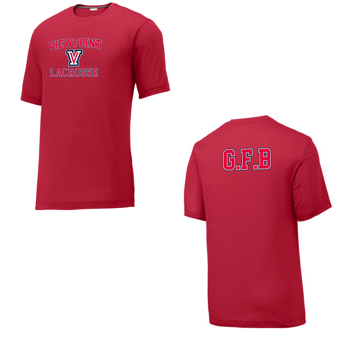 Viewpoint HS Boys Lacrosse CottonTouch Performance T-Shirt