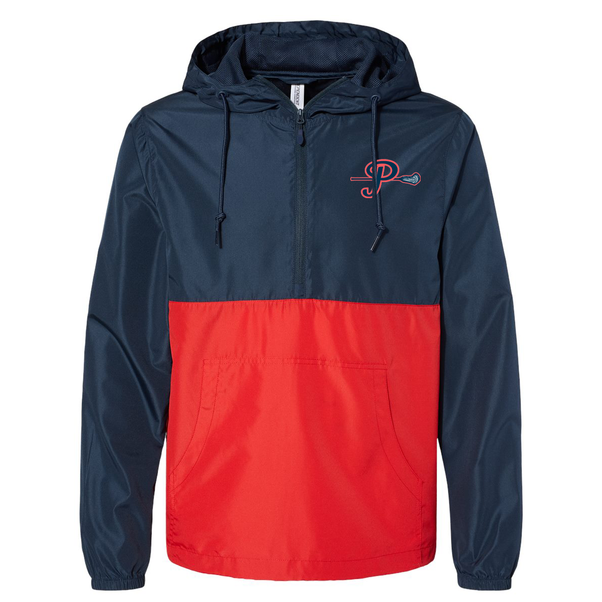 Augusta Patriots Lacrosse Club Lightweight Quarter-Zip Windbreaker