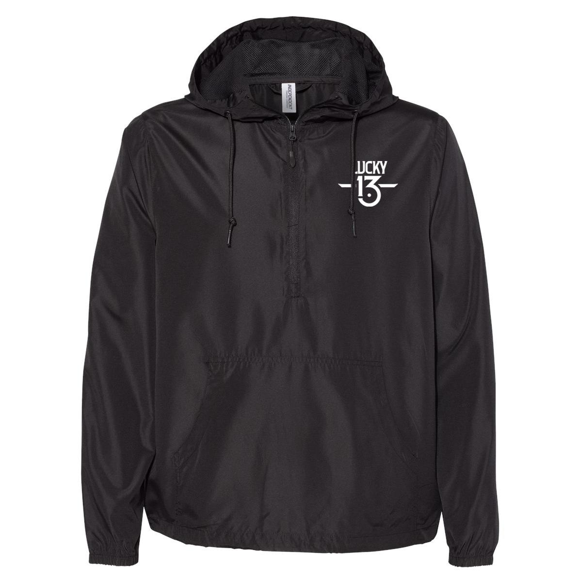 Lucky 13 Creative Lightweight Quarter-Zip Windbreaker