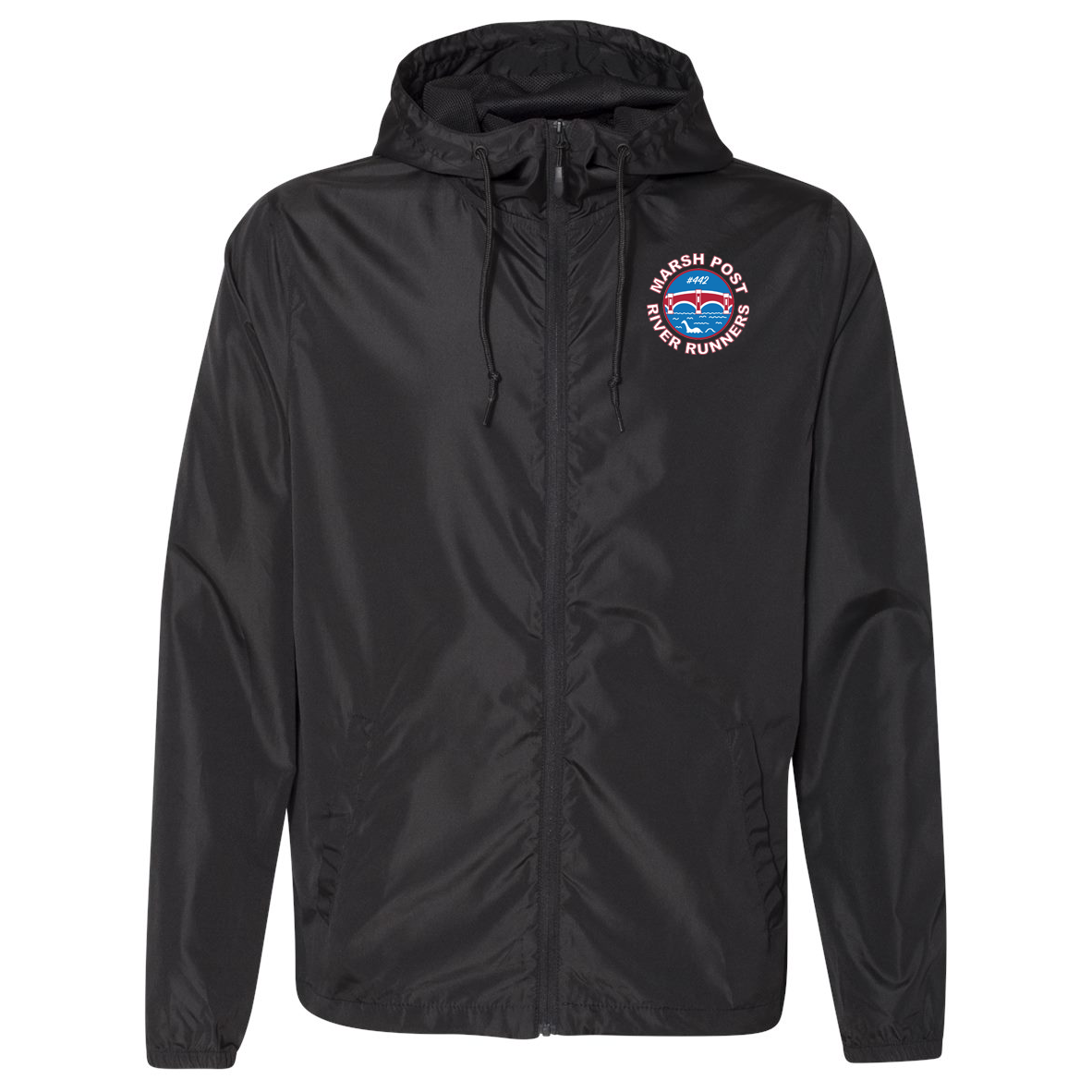 Marsh Post River Runners Lightweight Windbreaker Full-Zip Jacket