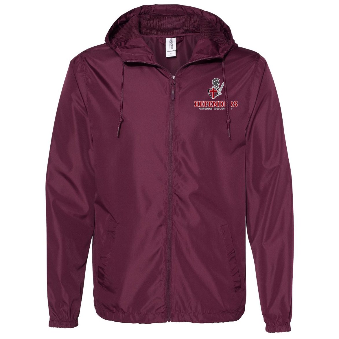 Defenders Cross Country Unisex Lightweight Windbreaker Full-Zip Jacket