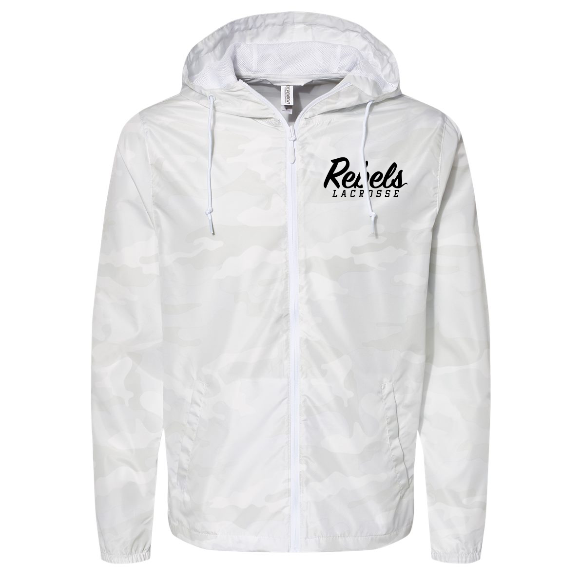 Rebels Lacrosse Lightweight Windbreaker Full-Zip Jacket
