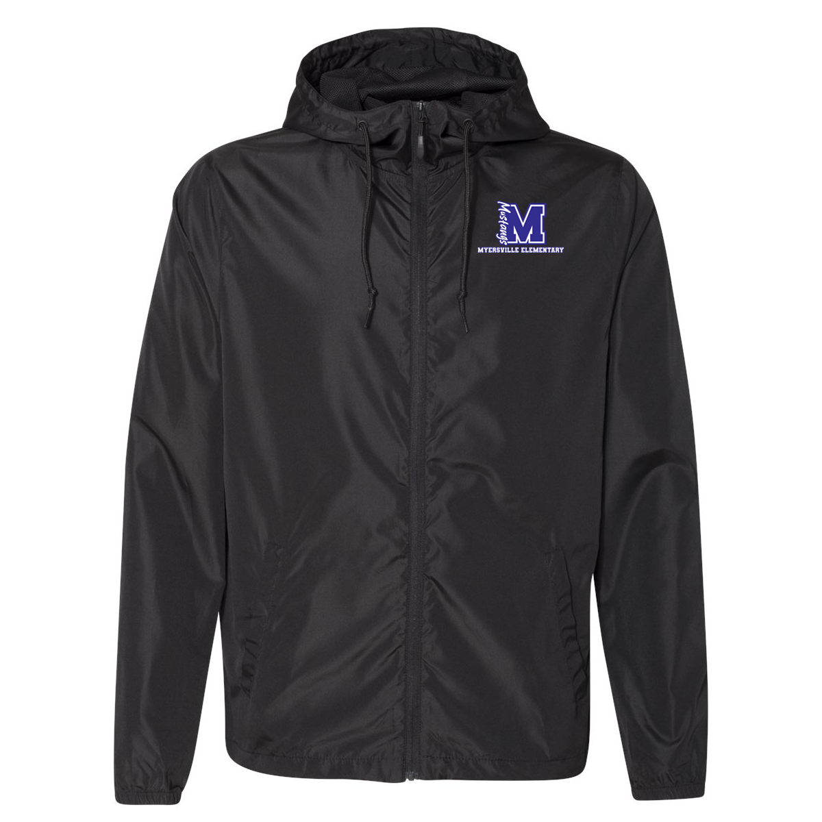 Myersville Elementary School Lightweight Windbreaker Full-Zip Jacket