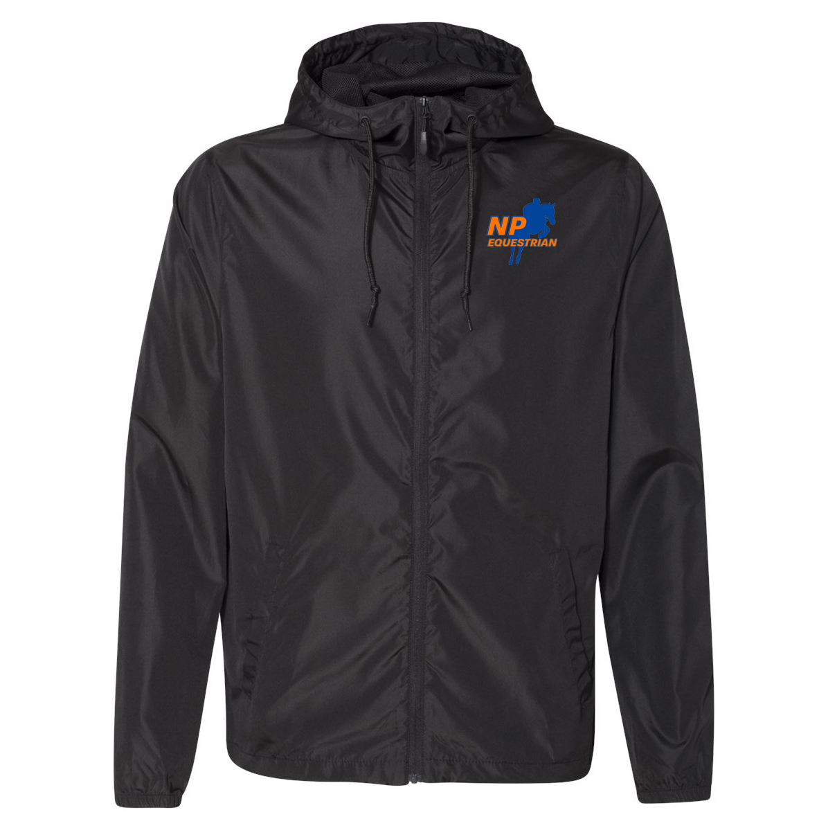 New Paltz Equestrian Lightweight Windbreaker Full-Zip Jacket