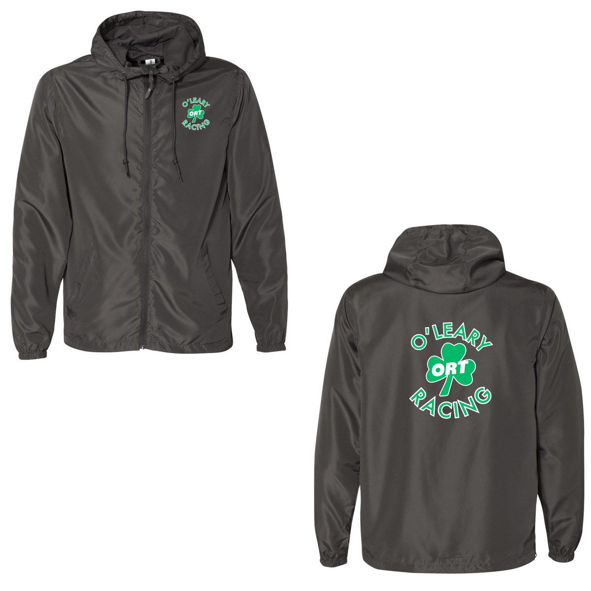 O'Leary Running Club Lightweight Windbreaker Full-Zip Jacket