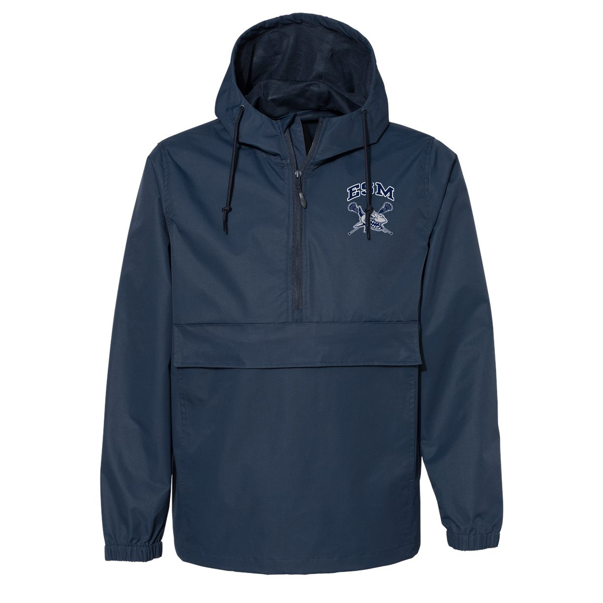 ESM Sharks Lacrosse Lightweight Windbreaker Full-Zip Jacket