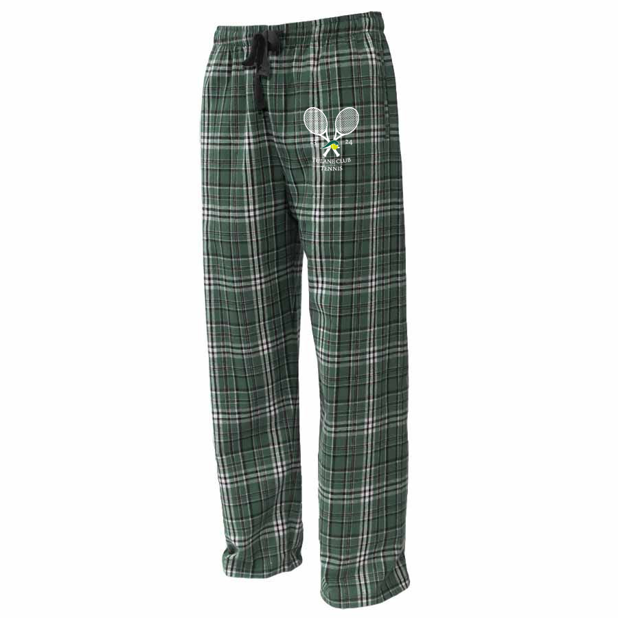 Tulane Club Tennis Flannel Pajama Pants