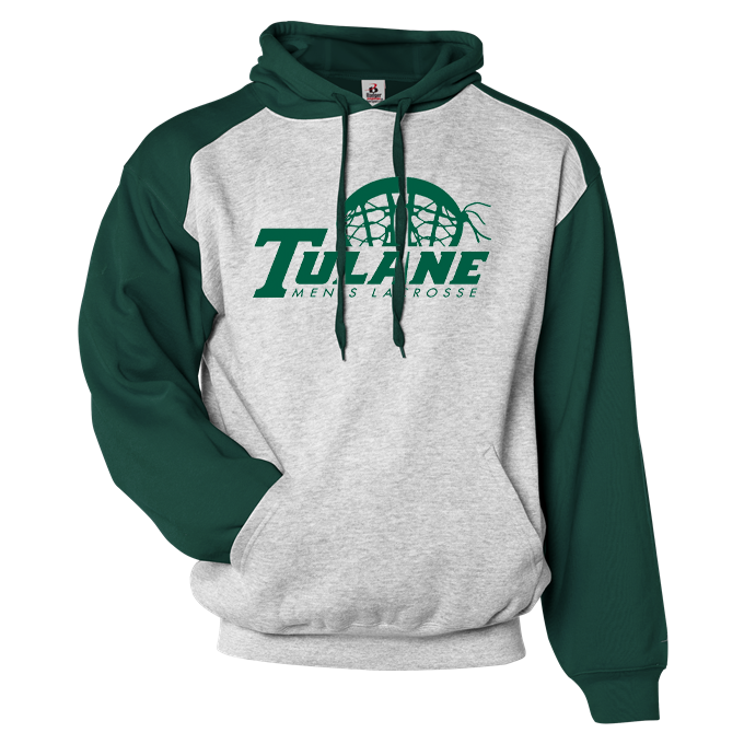 Tulane Mens Club Lacrosse Athletic Fleece Sport Hoodie