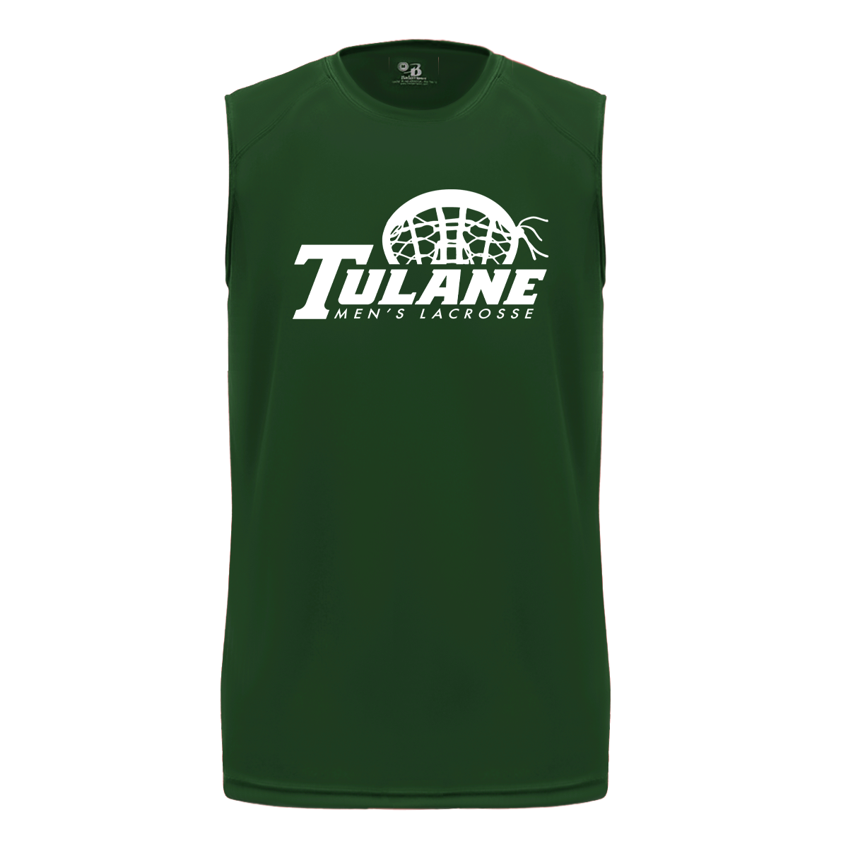 Tulane Mens Club Lacrosse B-Core Sleeveless Performance Tank