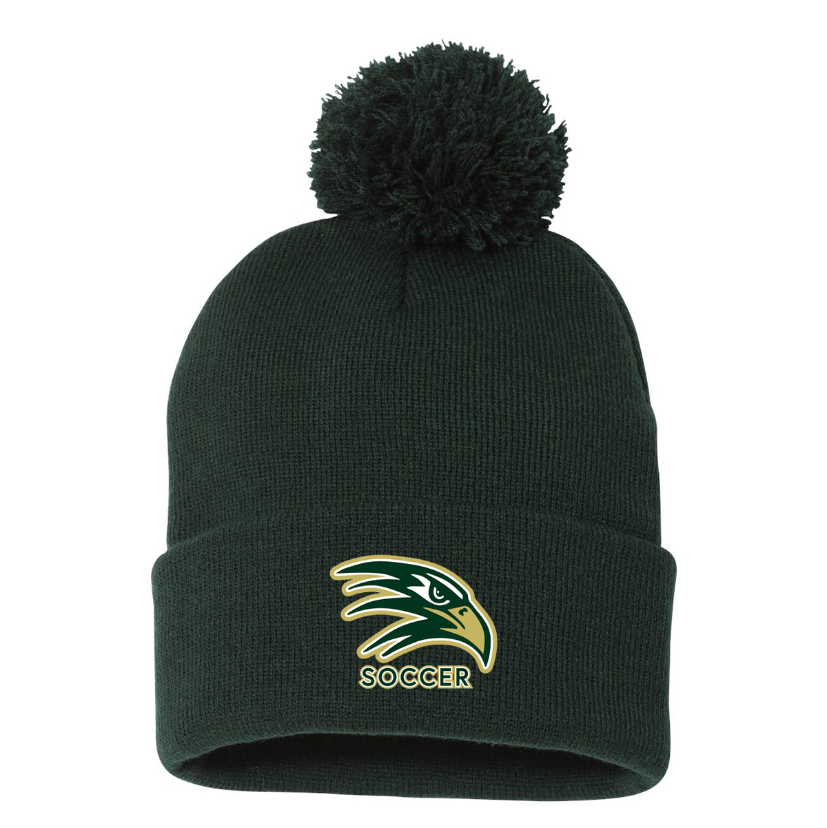 JPS Girls Soccer Pom-Pom Beanie