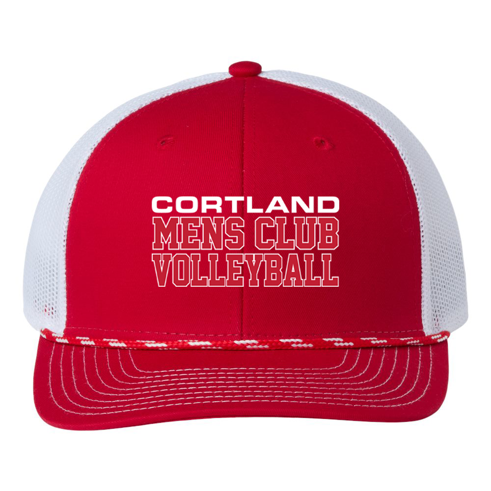 Cortland Mens Volleyball Everyday Rope Trucker Cap