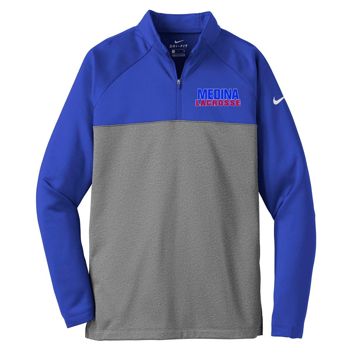 Medina Mustangs Lacrosse Nike Therma-FIT Quarter-Zip Fleece