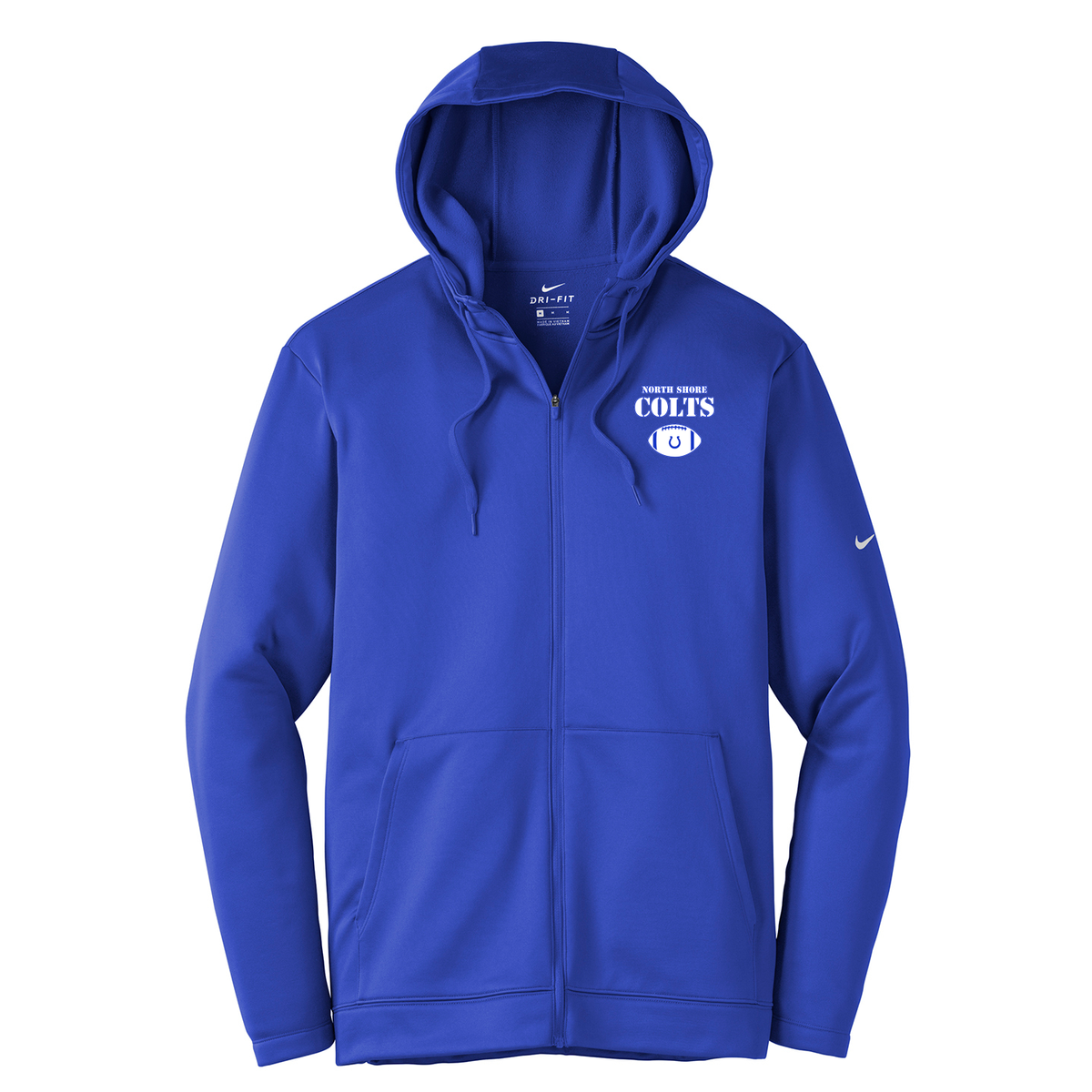 North Shore Colts Football & Cheer Nike Therma-FIT Full Zip Hoodie