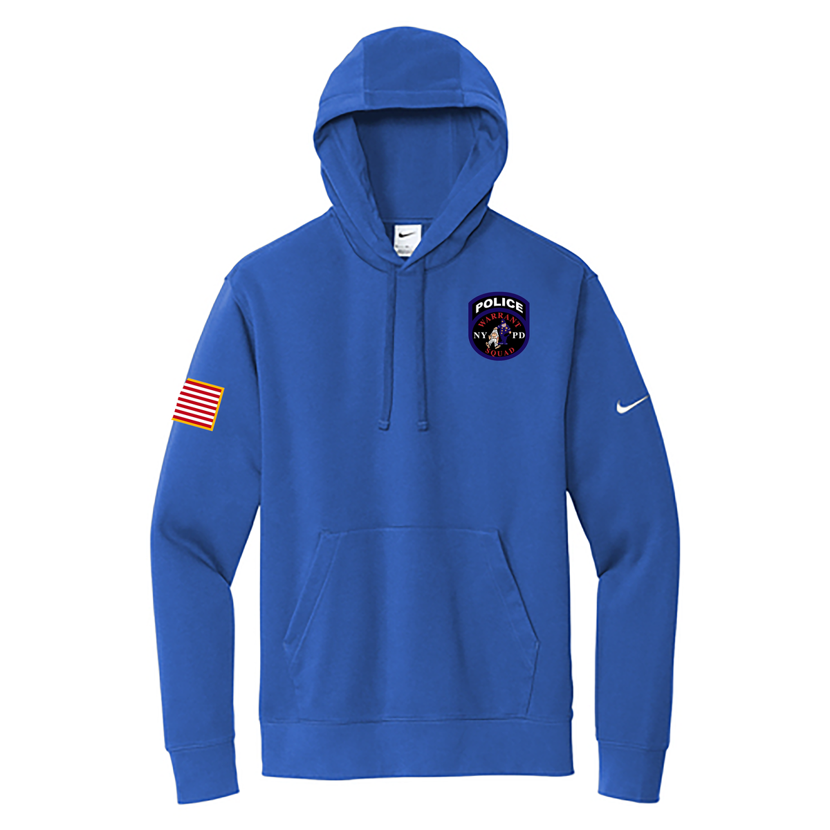 NYPD Warrant Section Nike Fleece Swoosh Hoodie