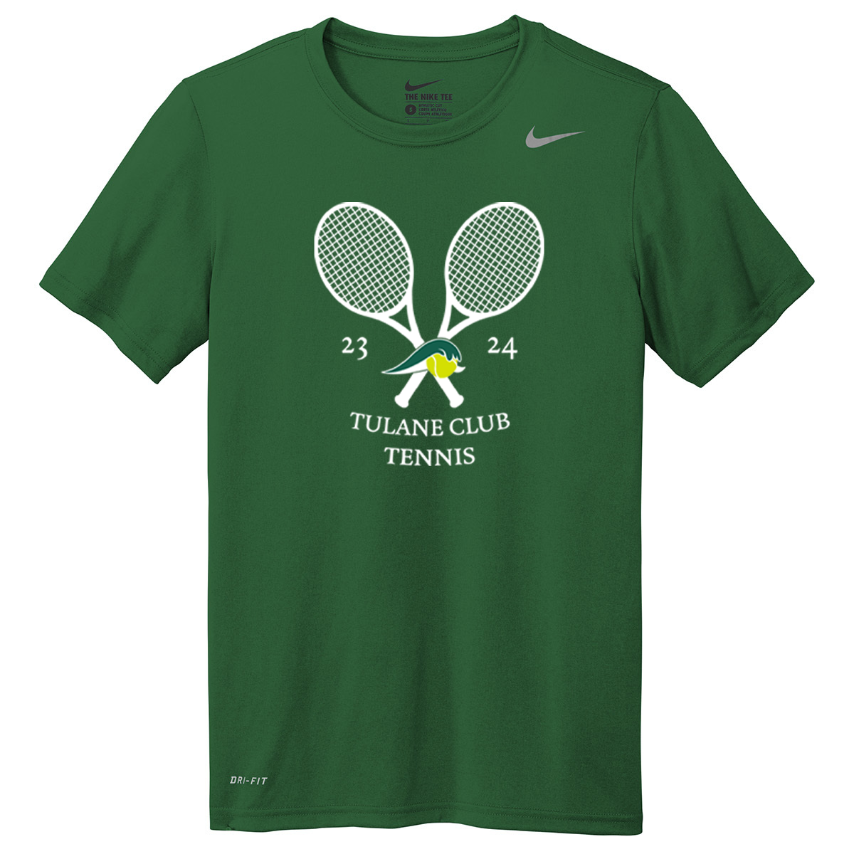 Tulane Club Tennis Nike Legend Tee