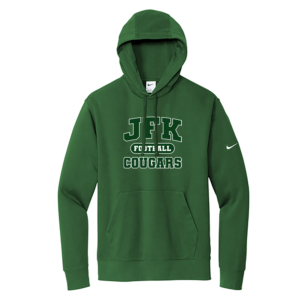 JFK Bellmore Football Nike Fleece Swoosh Hoodie