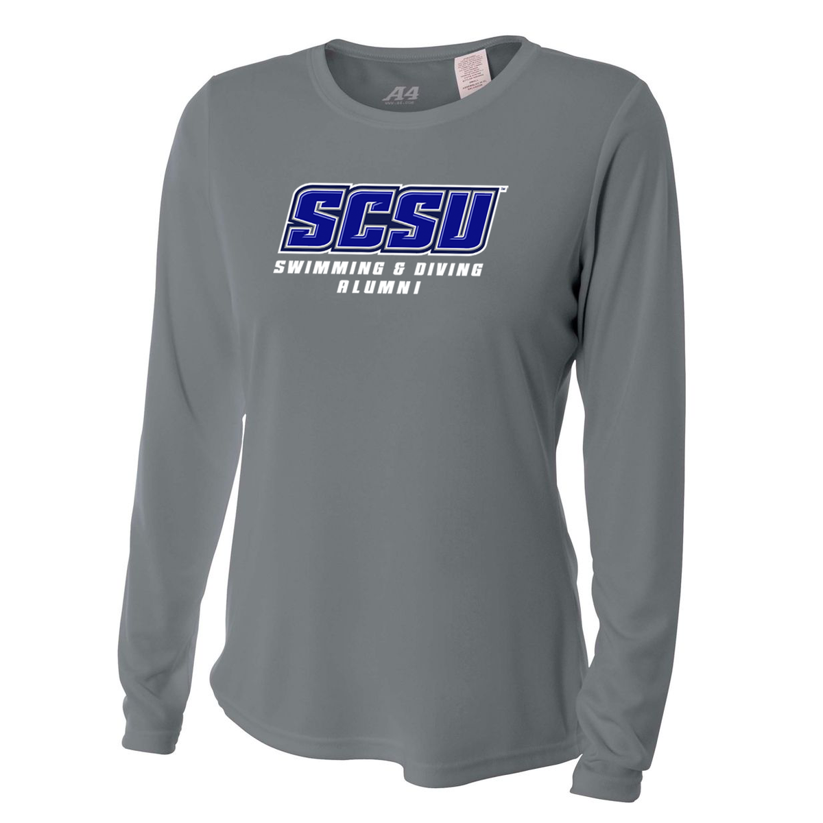 SCSU Swim and Dive Women's Long Sleeve Performance Crew