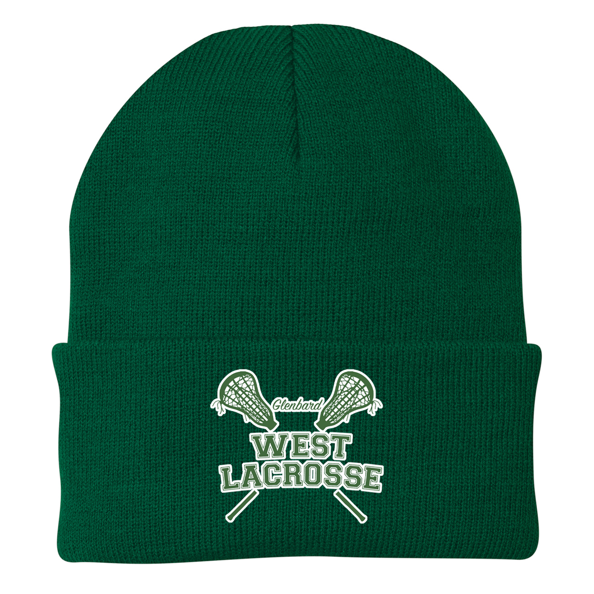 Glenbard West Lacrosse Knit Beanie