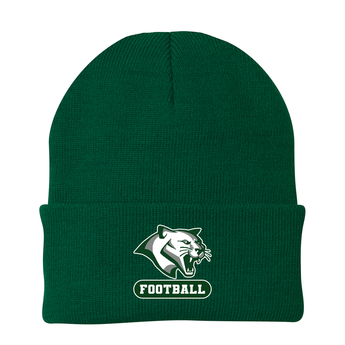 JFK Bellmore Football Knit Beanie