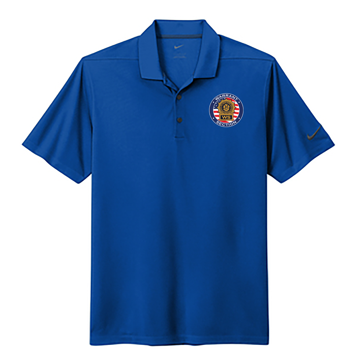 NYPD Warrant Section Nike Dri-FIT Micro Pique 2.0 Polo