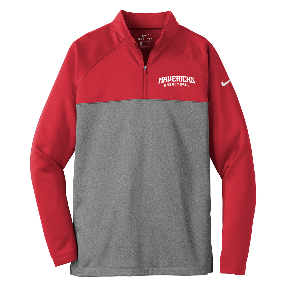 Mavericks Basketball Nike Therma-FIT Quarter-Zip Fleece