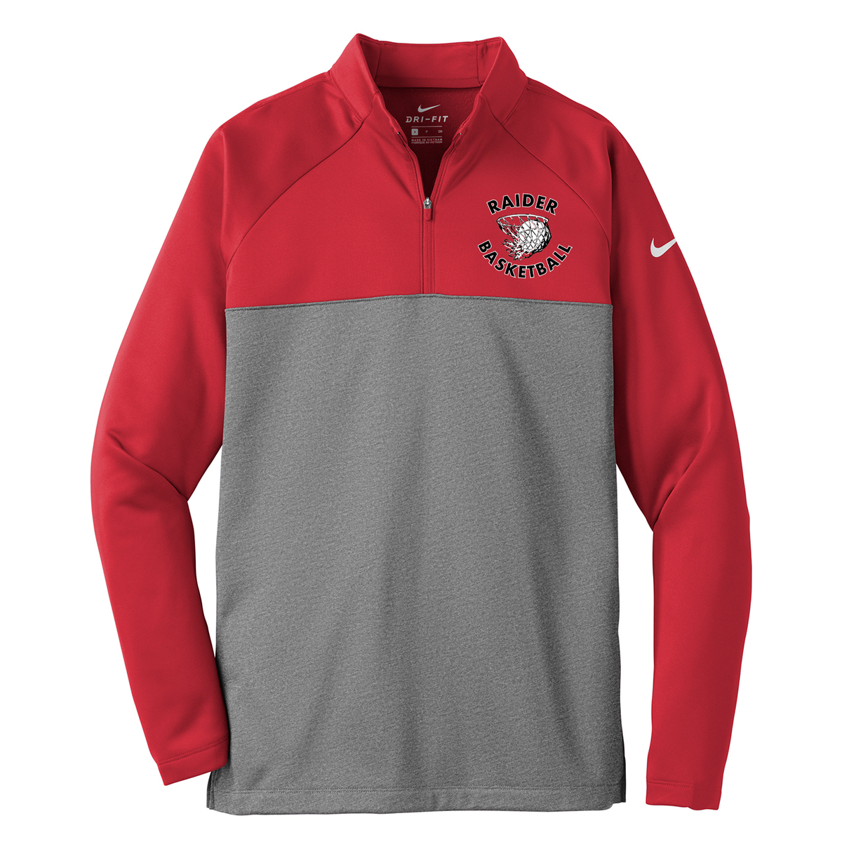 Raider Basketball Nike Therma-FIT Quarter-Zip Fleece