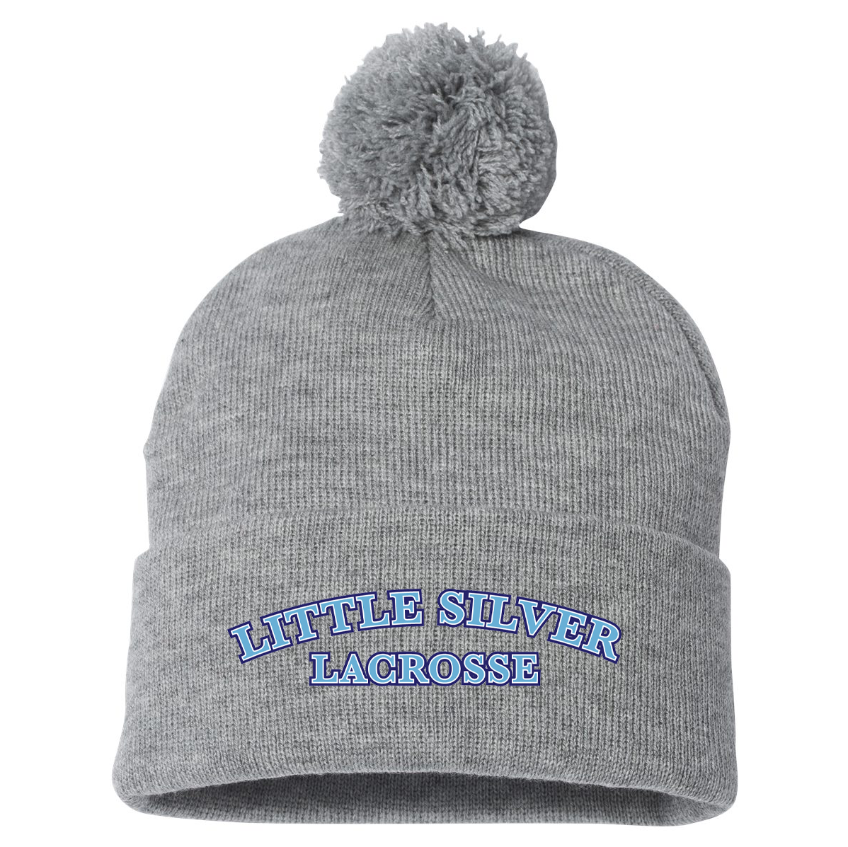 Little Silver Lacrosse Pom-Pom Beanie