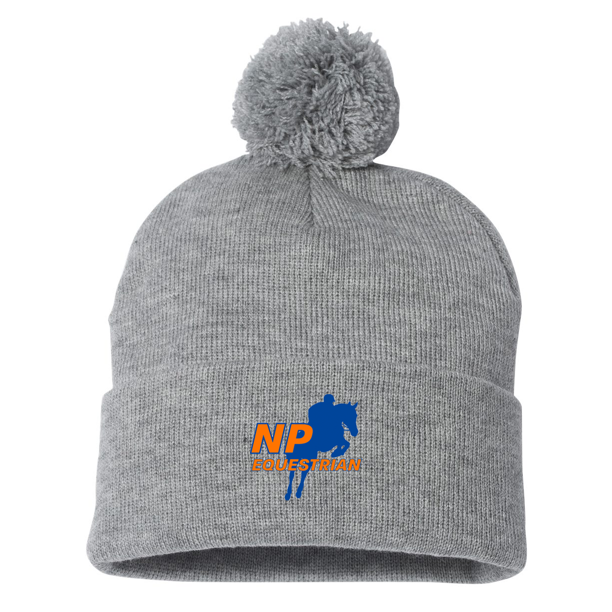 New Paltz Equestrian Pom-Pom Beanie