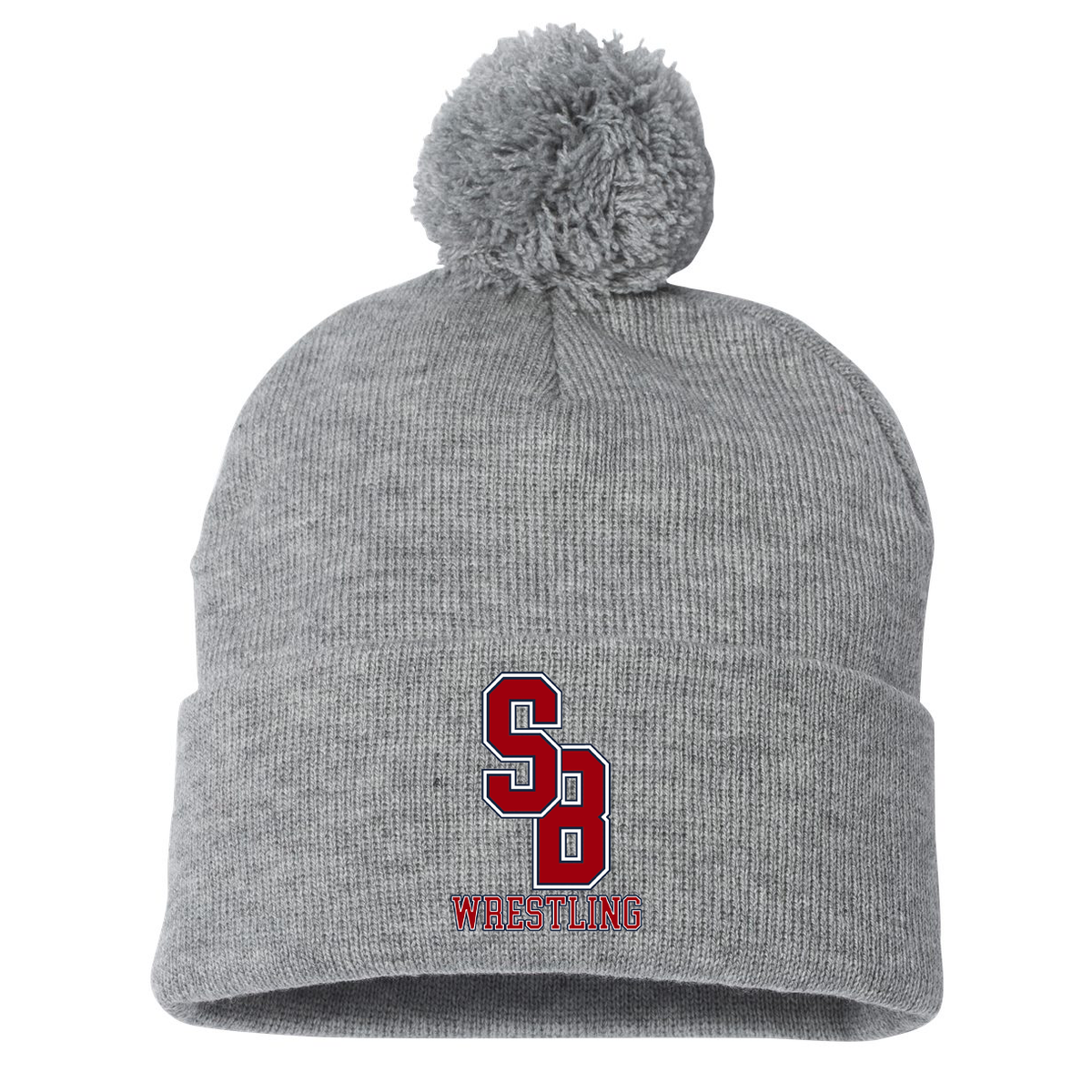 Stony Brook Wrestling Pom-Pom Beanie