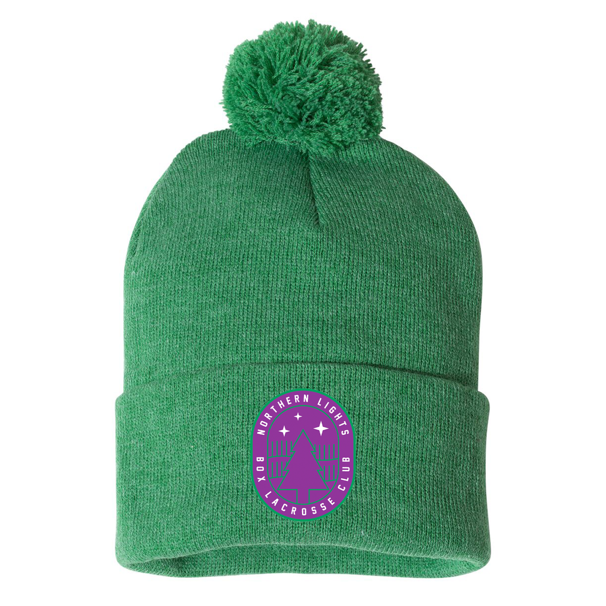 Northern Lights Box Lacrosse Pom-Pom Beanie