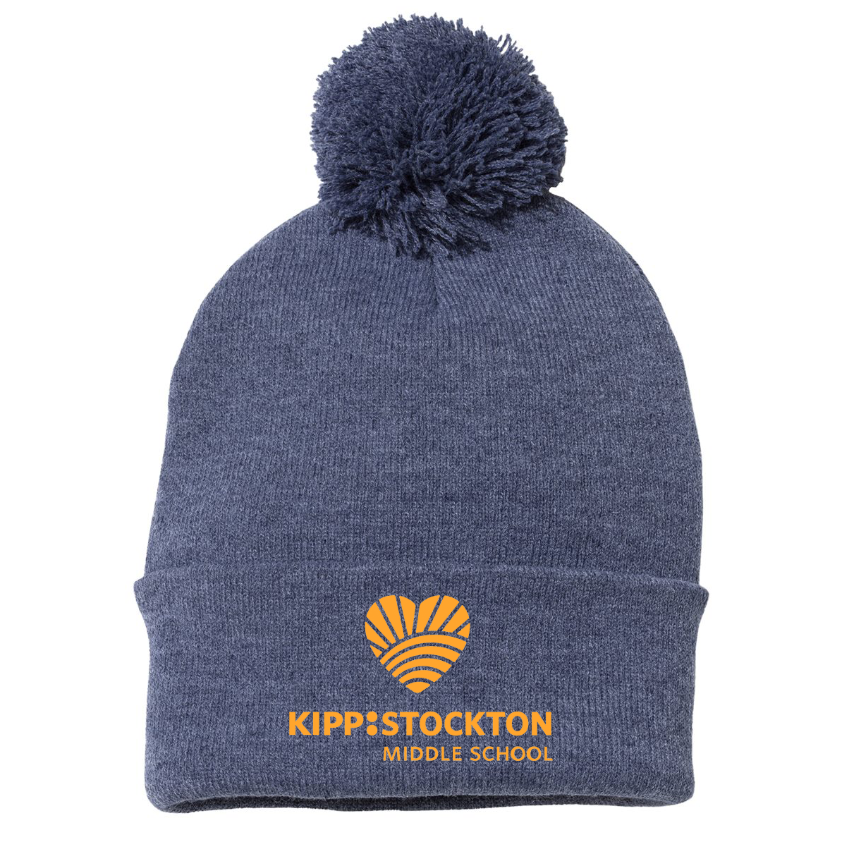 KIPP Stockton Middle School Pom-Pom Beanie