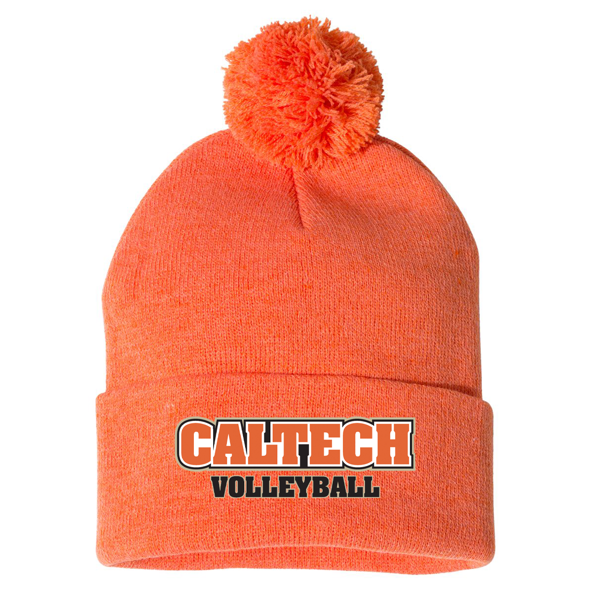 Caltech Volleyball Pom-Pom Beanie