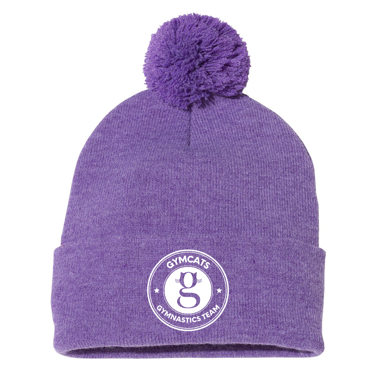 Gymcats Gymnastics Pom-Pom Beanie