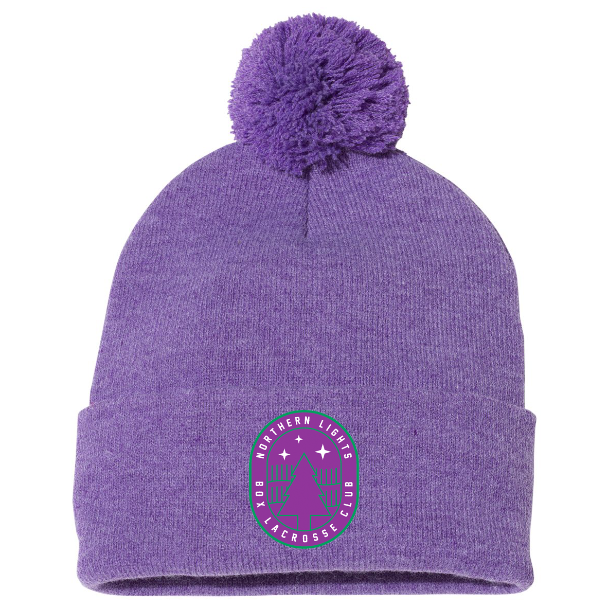 Northern Lights Box Lacrosse Pom-Pom Beanie