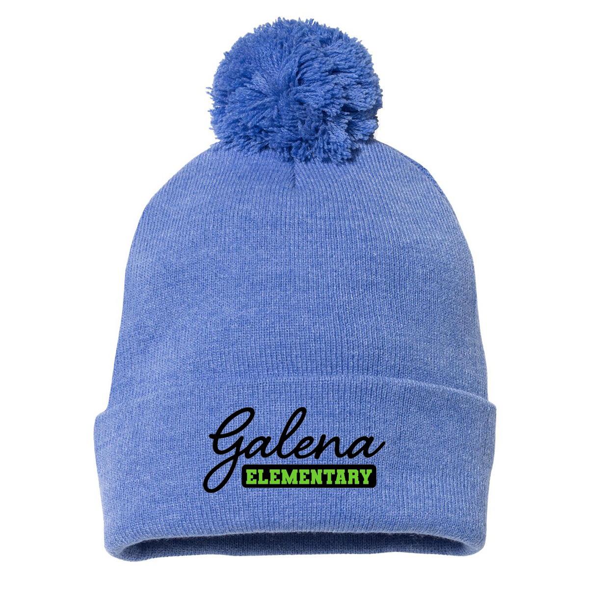 Galena Elementary School Pom-Pom Beanie