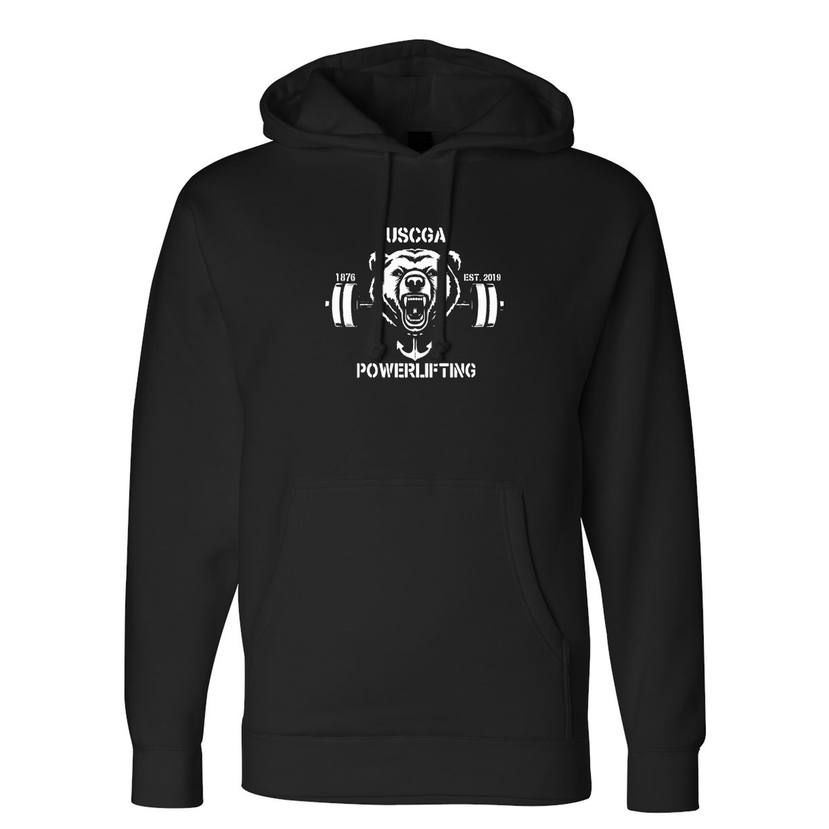 USCGA Powerlifting & Bodybuilding Club Midweight Hooded Sweatshirt