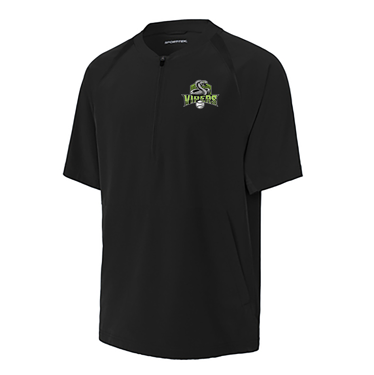 Vipers Baseball Repeat 1/2-Zip Short Sleeve Jacket