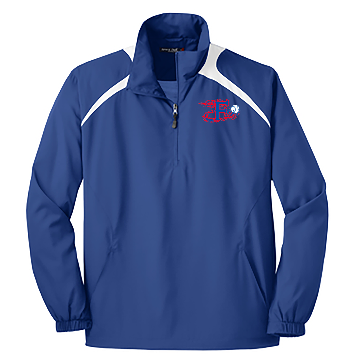 Farming Flames Baseball Club 1/2-Zip Wind Shirt