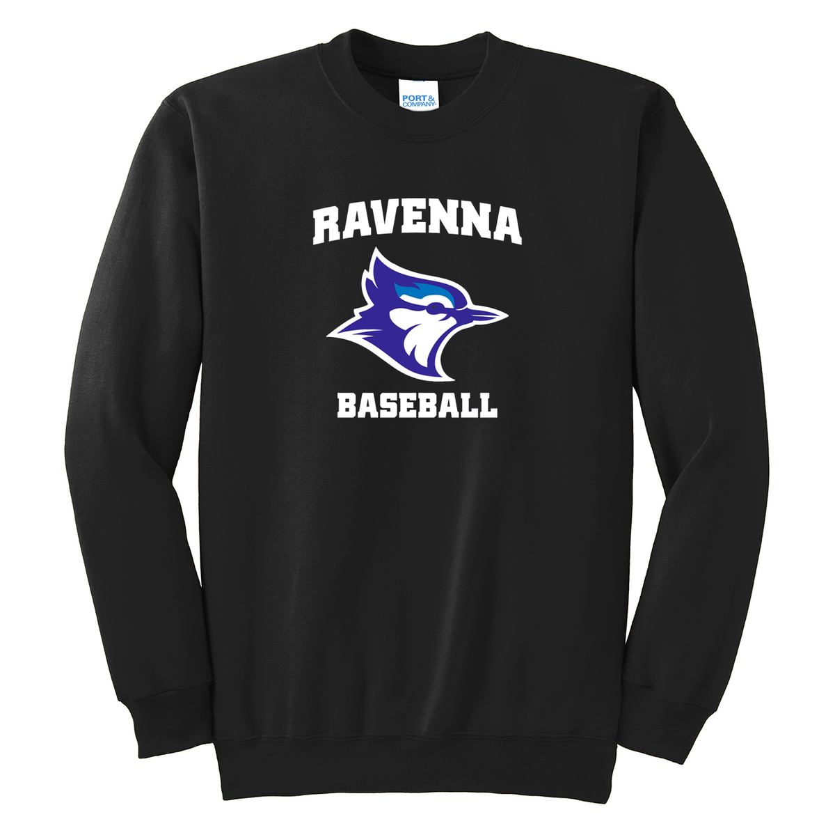 Ravenna Baseball Crew Neck Sweater