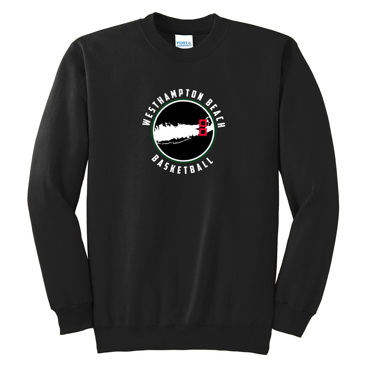 Westhampton Beach Basketball Crew Neck Sweater