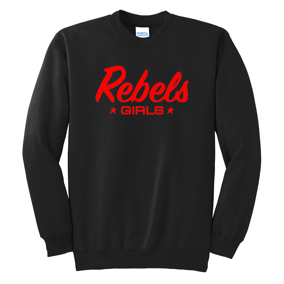 Rebels Girls Lacrosse Crew Neck Sweater