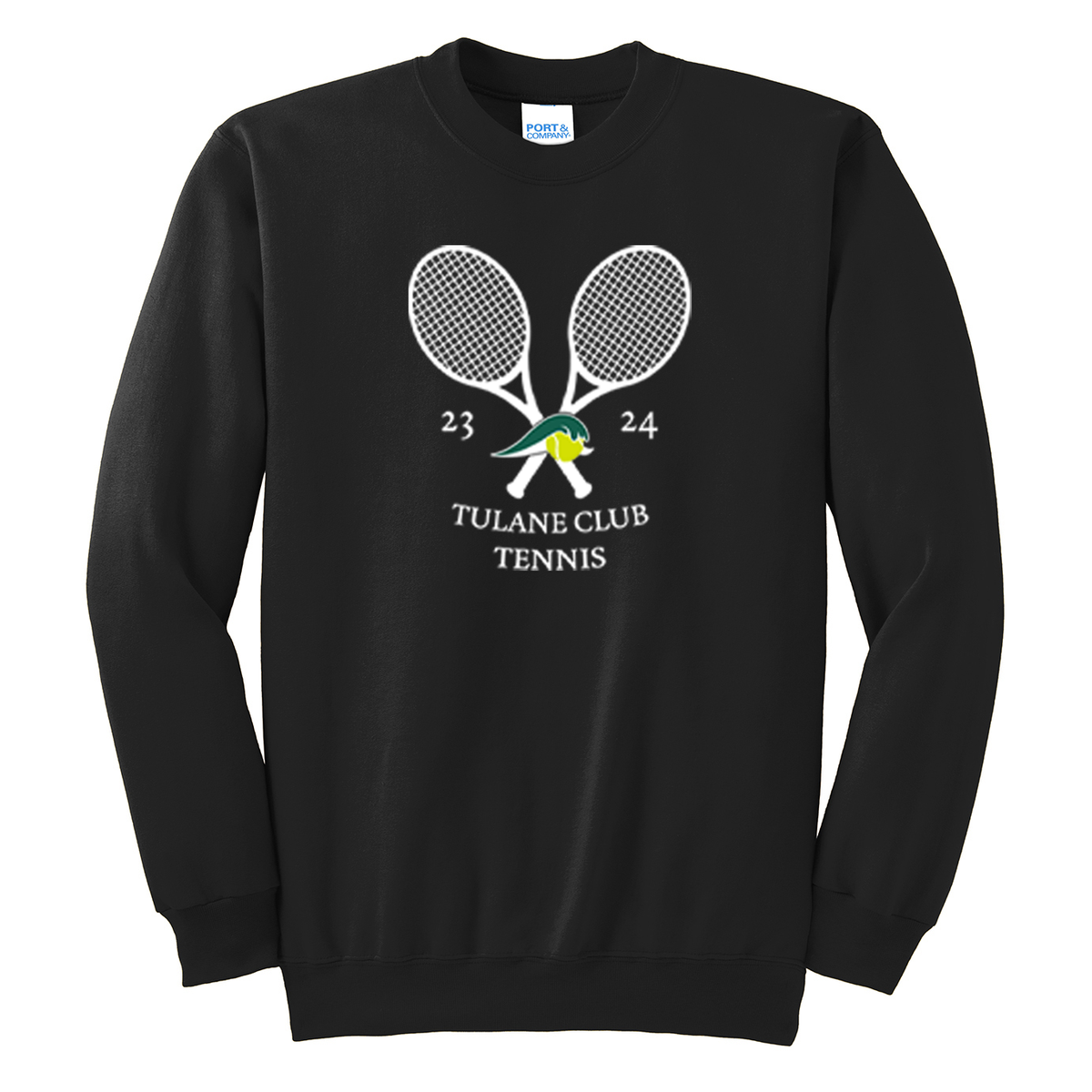 Tulane Club Tennis Crew Neck Sweater