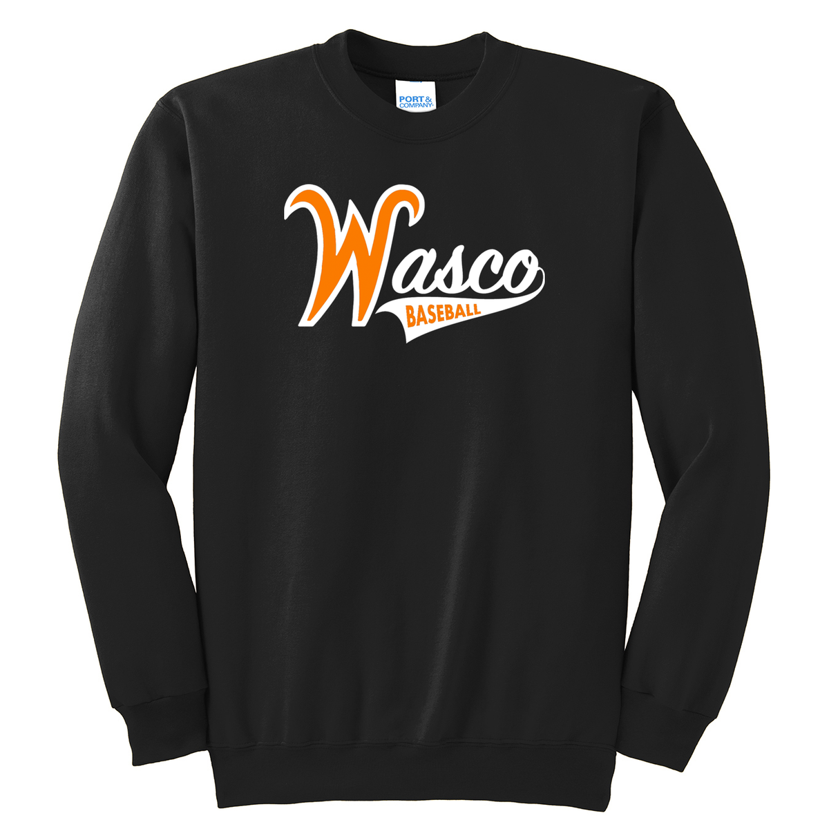 Wasco Union HS Baseball Crew Neck Sweater