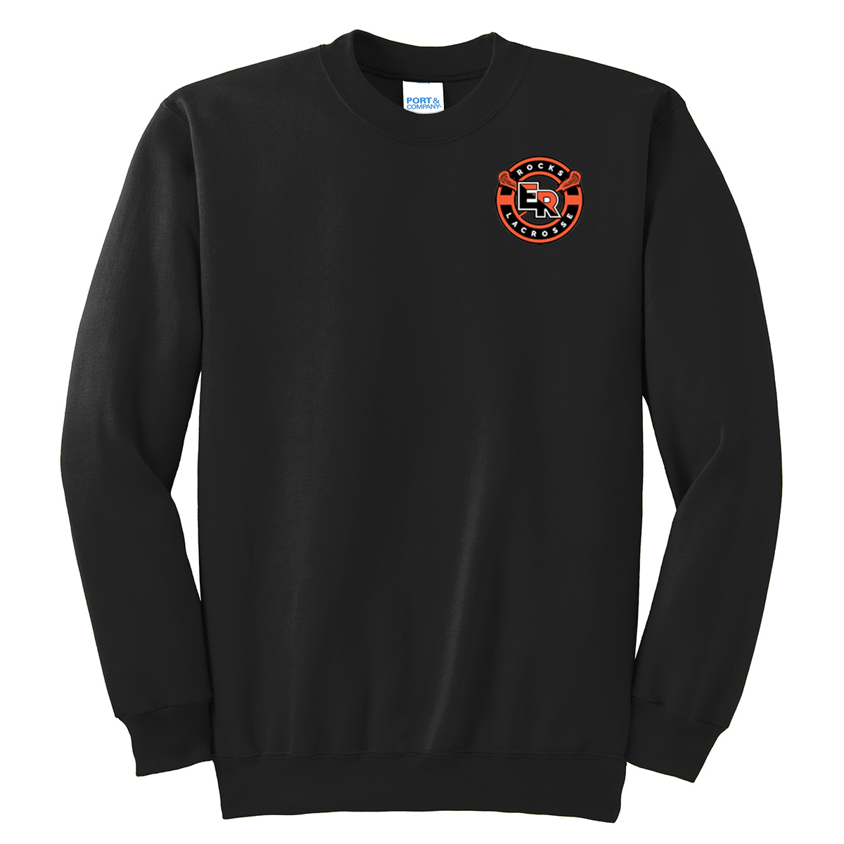 East Rockaway Rocks Lacrosse Crew Neck Sweater