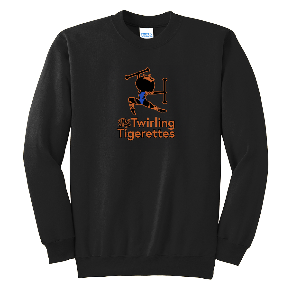 Twirling Tigerettes Crew Neck Sweater