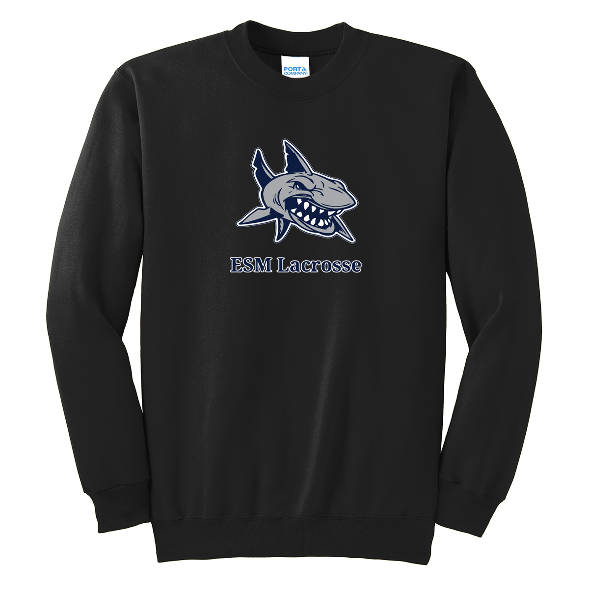 ESM Sharks Lacrosse Crew Neck Sweater