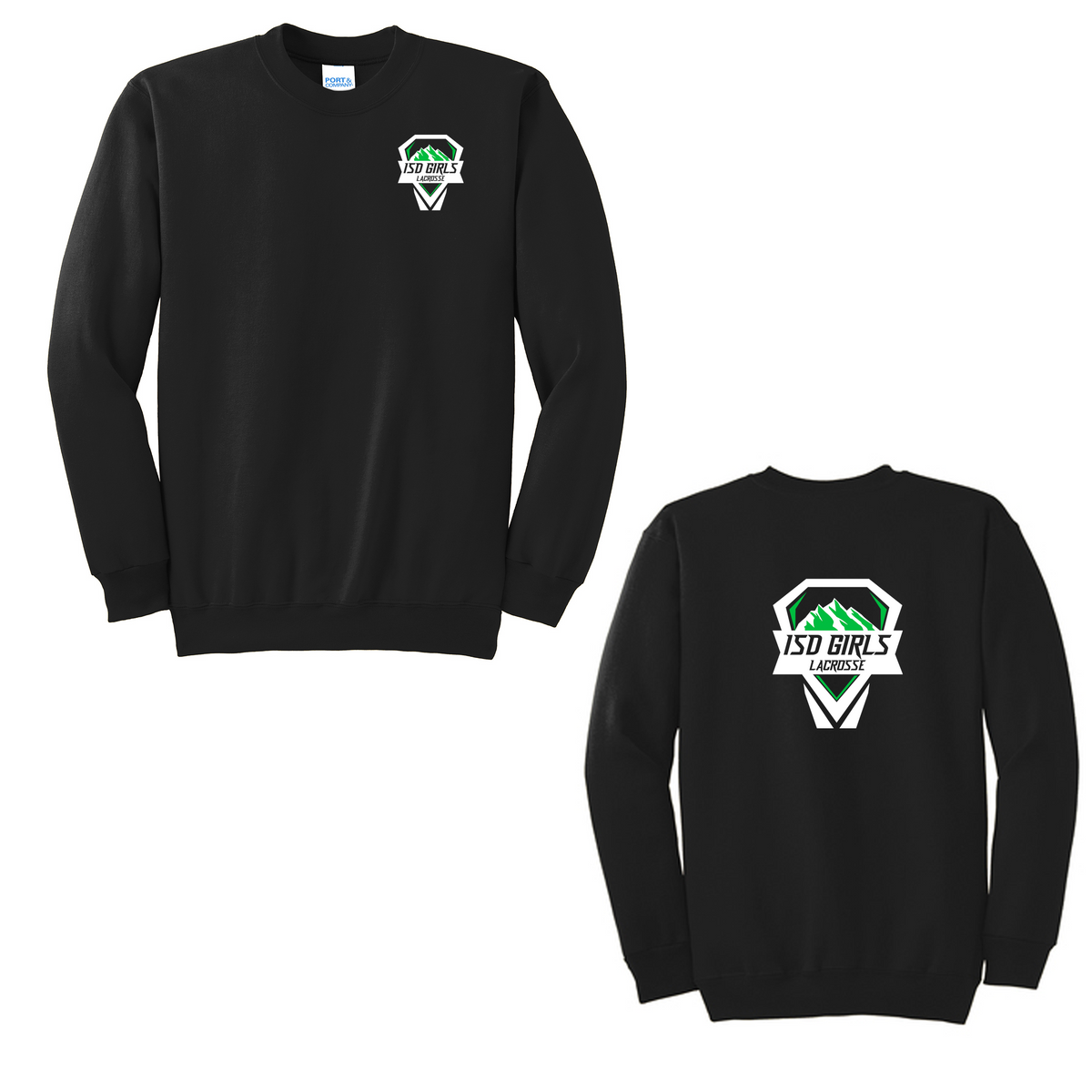 ISD Girl's Lacrosse Crew Neck Sweater