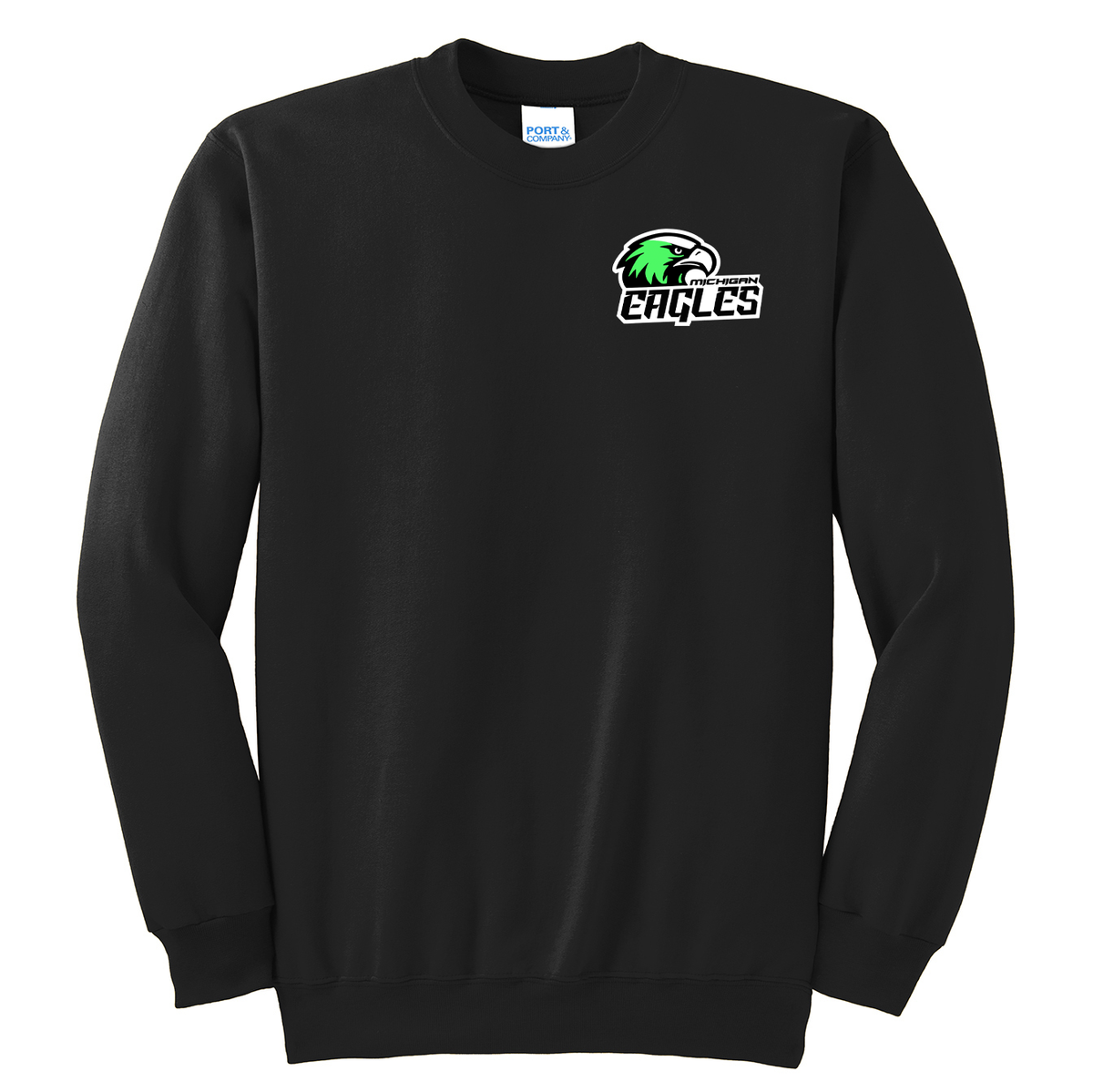 Michigan Eagles Football Crew Neck Sweater